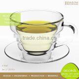 Heat Resistant Borosilicate Milk Glass Cup With Handle thumbnail-2