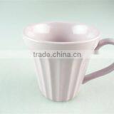 Stock Pink Color Mug,glazed Mug,ceramic Coffee Mug With Handle thumbnail-1