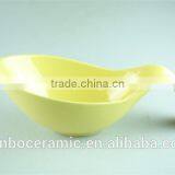 Colorful Black/yellow/red Glazed Ceramic Spoon Holder Kitchen Utensil Rest 12.2 Inch thumbnail-5