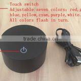 Double Usb Charger Led Optical Small Night Light Led Desk Lamp thumbnail-6