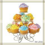 Hot Sale Iron Wire 3 Tier Cupcake Stand, Metal Cake Stand, Cake Stand thumbnail-2
