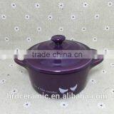 Wholesale Stocked Painting Ceramic Soup Bowl With Lid thumbnail-2