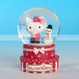 Hello Kitty snow ball/christmas snow ball/lovely souvenirs