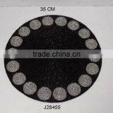Glass Beaded Table Mat With Patterns Other Colours Also Available thumbnail-1
