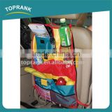 40*58CM 600D colorful hanging car back seat organizer for kids
