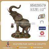 12 Inch Resin Elephant Animal Figurines Decoration Sculpture thumbnail-1