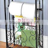 Metal Frame Iron Brace French Style Kitchen Bathroom Side Table thumbnail-1