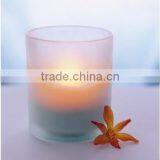 Frosted Glass Candle Cup/xmas Glass Votive Holder thumbnail-1