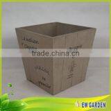 Fashionable Decorative Hand Craft Retangle Basket Wood/Wooden Planter thumbnail-5