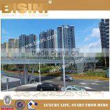 Prefab Steel Structure Landscape Bridge, Double-Hinge Type Arched Bridge, Inland River Pedestrian Bridge(BF08-Y10023) thumbnail-3