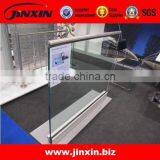 JINXIN Stainless Steel Shoe Base Glass Rails_U Shaped Channel Frameless Glass Balustrade thumbnail-5