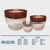 Vietnamese Ceramic Glazed Indoor Pot/ Indoor Planter BN-SC190 thumbnail-1