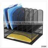 2016 New Arrival Black Wire Portable Modern Desk Organizer Office