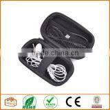 Light Blue Rectangle Shaped Hard Earphone Headset EVA Case for MP3/MP4 Bluetooth Earphone thumbnail-3