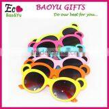 Cute Panda-Shape Glasses Kids Sun Glasses Fashionable Plastic Sunglasses thumbnail-1