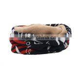 Printed Plush Winter Skull Beanie Hat For Man thumbnail-4