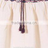 Embroidery Child Clothes Pretty Floral Print Baby Dress HSd6014 thumbnail-4