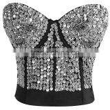 2015 New Style Golden Fashion Stained Corset For Hot Girls thumbnail-2