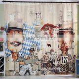 Window Curtain Designs Digital Curtain 3D Printing on Fabric thumbnail-2