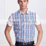 Egyptian Cotton Plaid Men Shirt SHL106 thumbnail-2