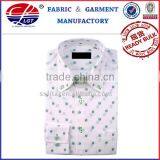 100%cotton,120*80,40*40,jacquard Long Sleeve Button Down Men's Dress Shirt thumbnail-1