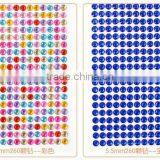 Colorful Love Heart Shape Self-adhesive Acrylic Rhinestone Sticker,Crystal Rhinestone Sticker thumbnail-4