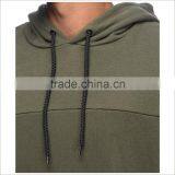 New Fashion Street Hip Hop Longline Round Bottom Hoodie Custom Logo thumbnail-3