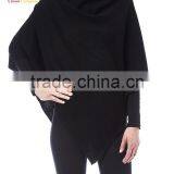 Hot Sale Cashmere Poncho Wrap Wool Pashmina Wrap Poncho thumbnail-4