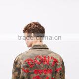 2017 Custom Men Camo Motorcycle Jacket With Embroidery thumbnail-2