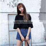 2016 Latest New Design Fashion Short Jeans for Women thumbnail-3