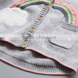 S17699A Children Sweaters Rainbow Pattern Girls Clothes Kids Sweaters thumbnail-5
