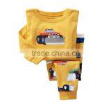 S32657W Boutique Childrens Clothes Sets Boys Pajamas Long Sleeve Children Sleepwear 100% Cotton Kids Pyjamas thumbnail-2