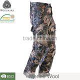 Man Camouflage Pants 100%Merino Wool, Camouflage Cargo Pants for Men thumbnail-2