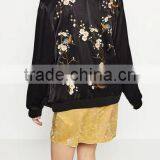 Runwaylover EY0985C Factory Baseball Jacket Collar Different Design Embroidery Women Jackets New Arrivals thumbnail-2