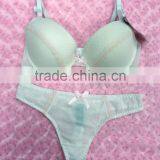 Women Fashion Design Fancy Lace Sexy Bra and Panty Set thumbnail-4