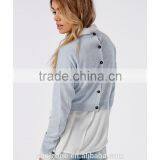 China Wholesale Ice Cream Knitted Sweatshirt Women Crop Hoodies thumbnail-3