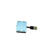 Super Mini & Hidden USB Cable Design 4 Ports USB 2.0 Hub - (ZW-21029-1)