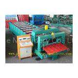 Hydraulic Glazed Tile Roll Forming Machine / Durable Rolling Form Equipment