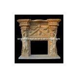 Stone Fireplace Mantels (A-FP058)