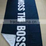 Larger Size and Thicker Weight, 2 Color Jacquard Terry Beach Towel thumbnail-1