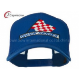 Royal Flag Embroidered Racing Baseball Caps , Trucker Mesh Cap