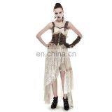 Gothic Style Underbust Brown Softbone Corsage Punk Rave Y-659 thumbnail-5