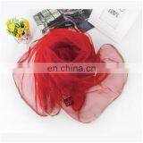 New Ladies Lace Simple Silk Gauze Kerchief Nail Bead 140*140cm Scarves thumbnail-3