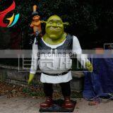 Amusement Park 2M Height Fiberglass Movie Character Life Size Shrek thumbnail-6