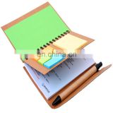 hot sale Recycled Notepad stationery set with Memo and ball pen for promotion or office