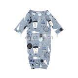 Newborn Baby Boy Gown Sleep Sack Soft Baby Boy Sleep Wrap Bag With Hat Suit Summer thumbnail-5