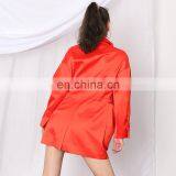 TWOTWINSTYLE Elegant Notched Collar Long Sleeve High Waist Asymmetrical Women Blazer thumbnail-6