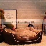 Durable Pet Bed Machine Washable Medium Dog Bed Comfortable Plush Puppy Pet Sofa thumbnail-1