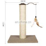 Wooden Sisal Oem Manufacturer Wholesale New Design Wooden Cat Scratching Post thumbnail-6