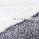 Home Textile Winter Season and Solid Pattern Type Fluffy Double Layer Heavy Sherpa Throw Blankets thumbnail-2